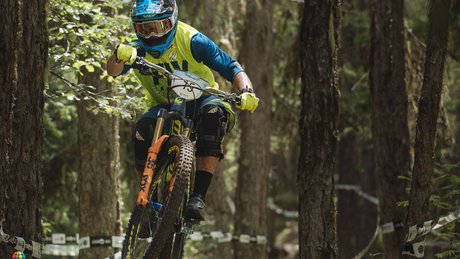 Eddie Masters on Day 1 at the Les Orres EWS, France