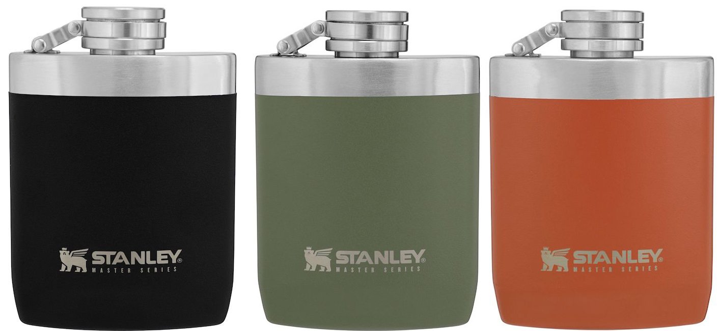 Stanley Master Series Unbreakable Hip Flask All three colours.jpg