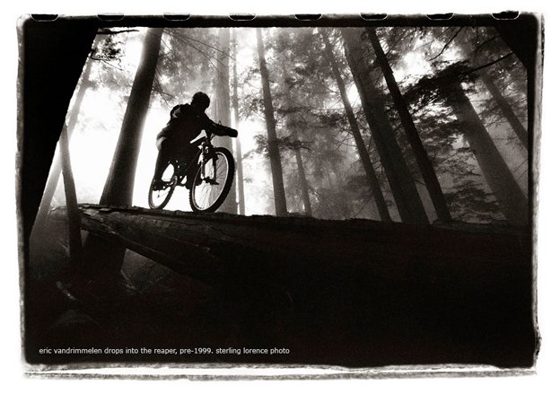 Eric Vandrimmelen drops into the Reaper, pre-1999 - Sterling Lorence Photo