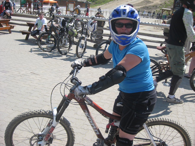 reluctant adrenaline junkie mountain bike whistler