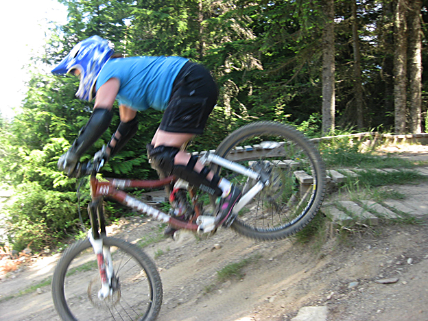 reluctant adrenaline junkie mountain bike whistler