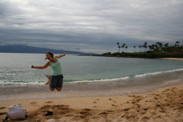 darcy in maui with ride guide