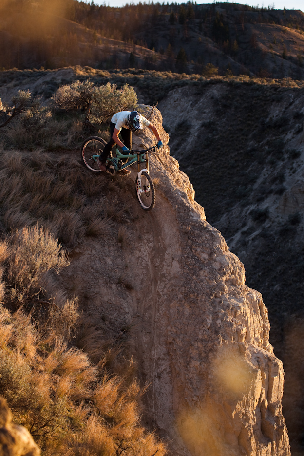 Self Portrait - Dropping into the corkscrew