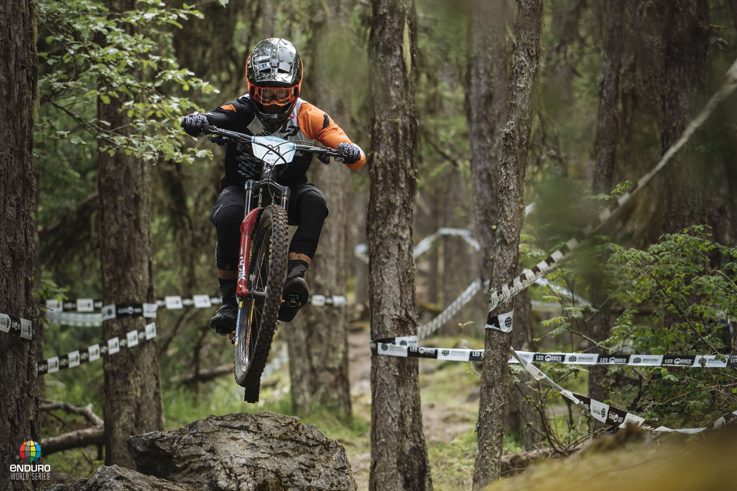 Adrien Dailly day one leader at the Les Orres EWS