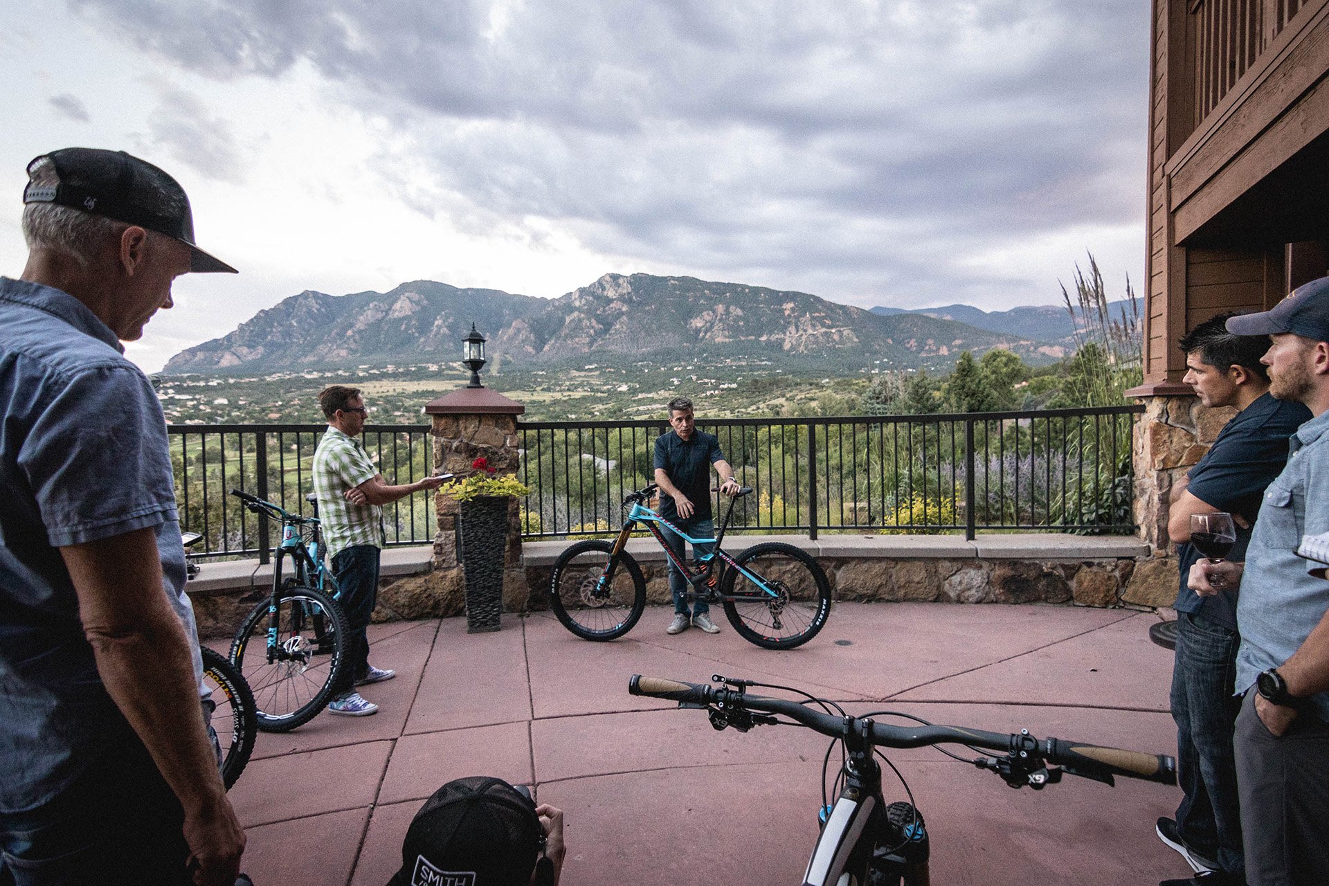 Mondraker CEO Miguel Pina at Cheyenne Mountain Resort