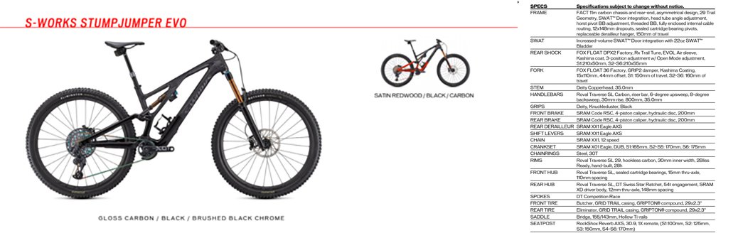 Specialized stumpjumper best sale evo geometry