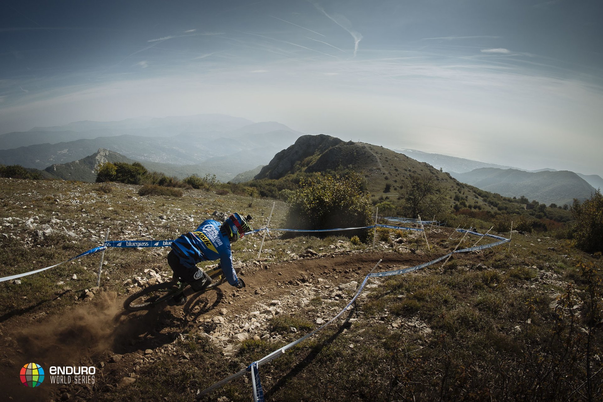 Sam Hill during day one of practice at the Final round