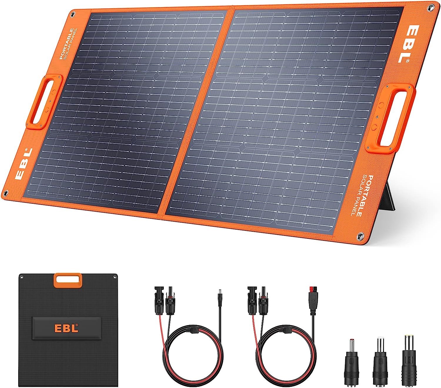 EBL 100W Portable Solar Panel