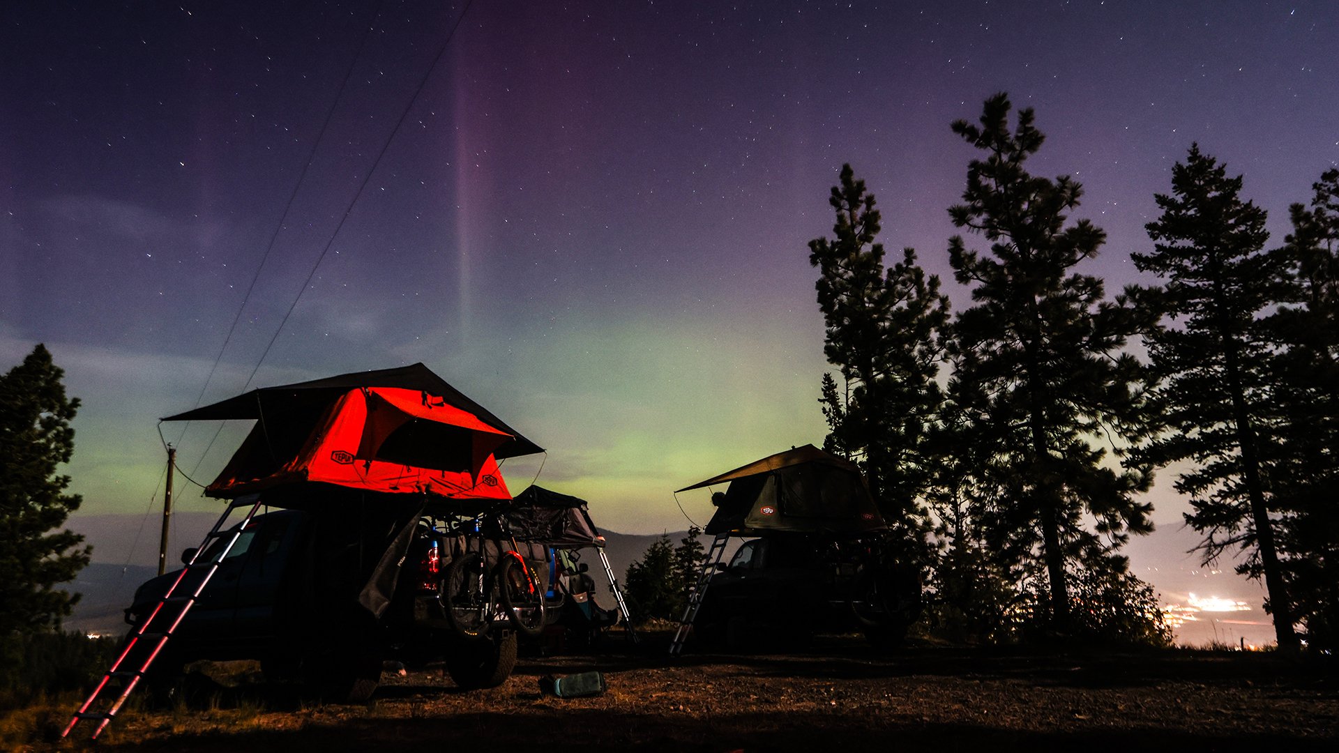 Toyota Road Trip 2 Camping northern lights