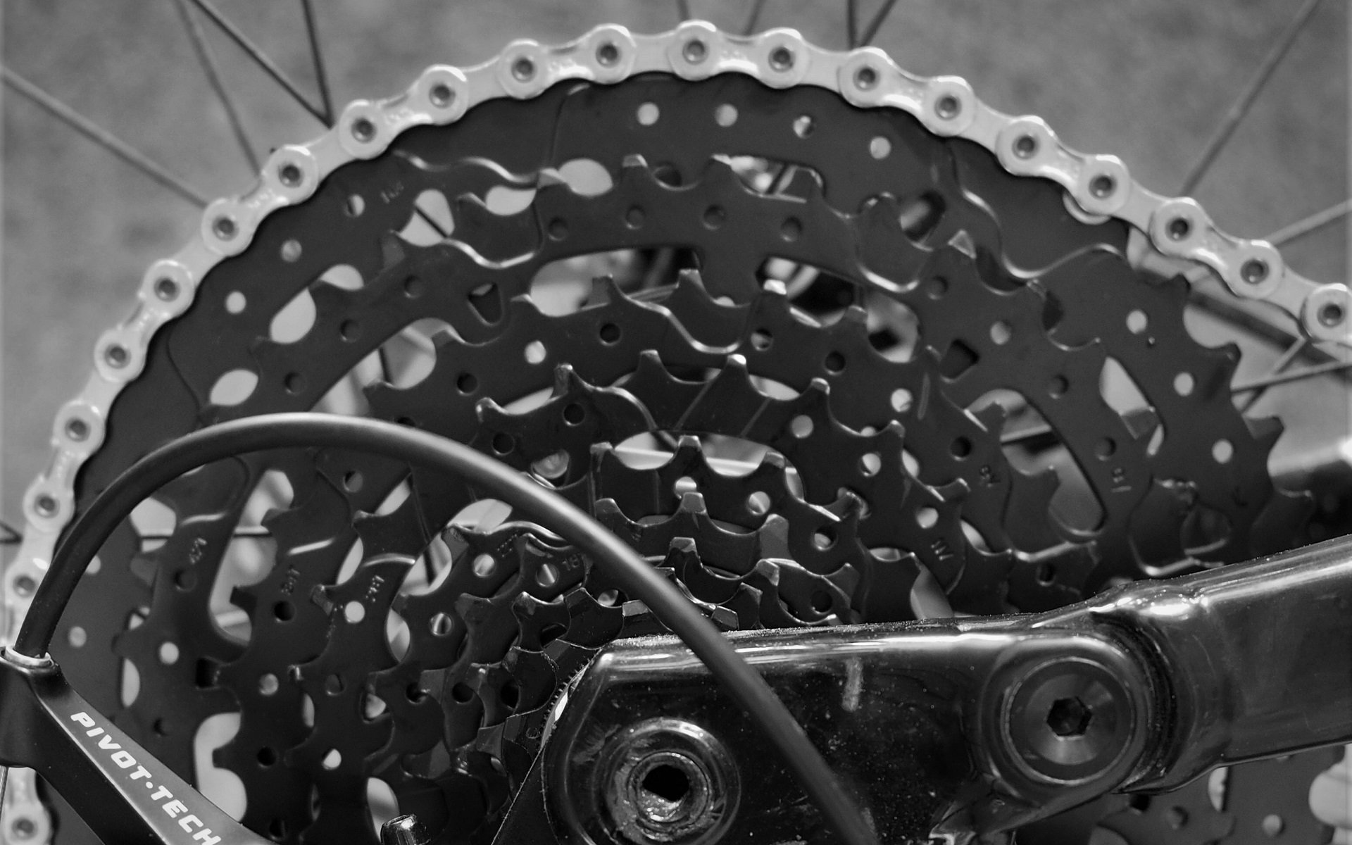 9 speed derailleur with 7 speed cassette