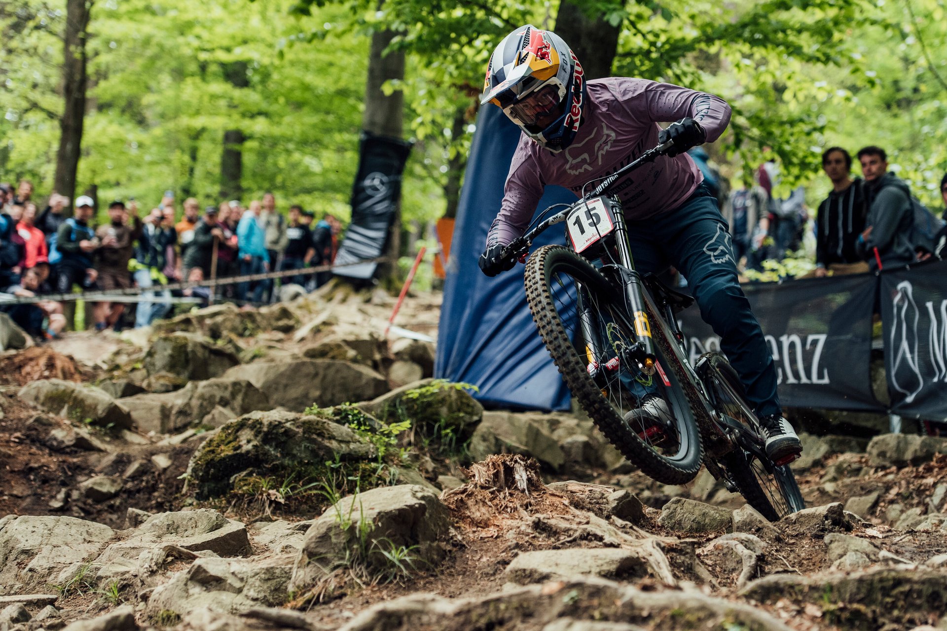 Finn Iles in the Maribor rockgarden