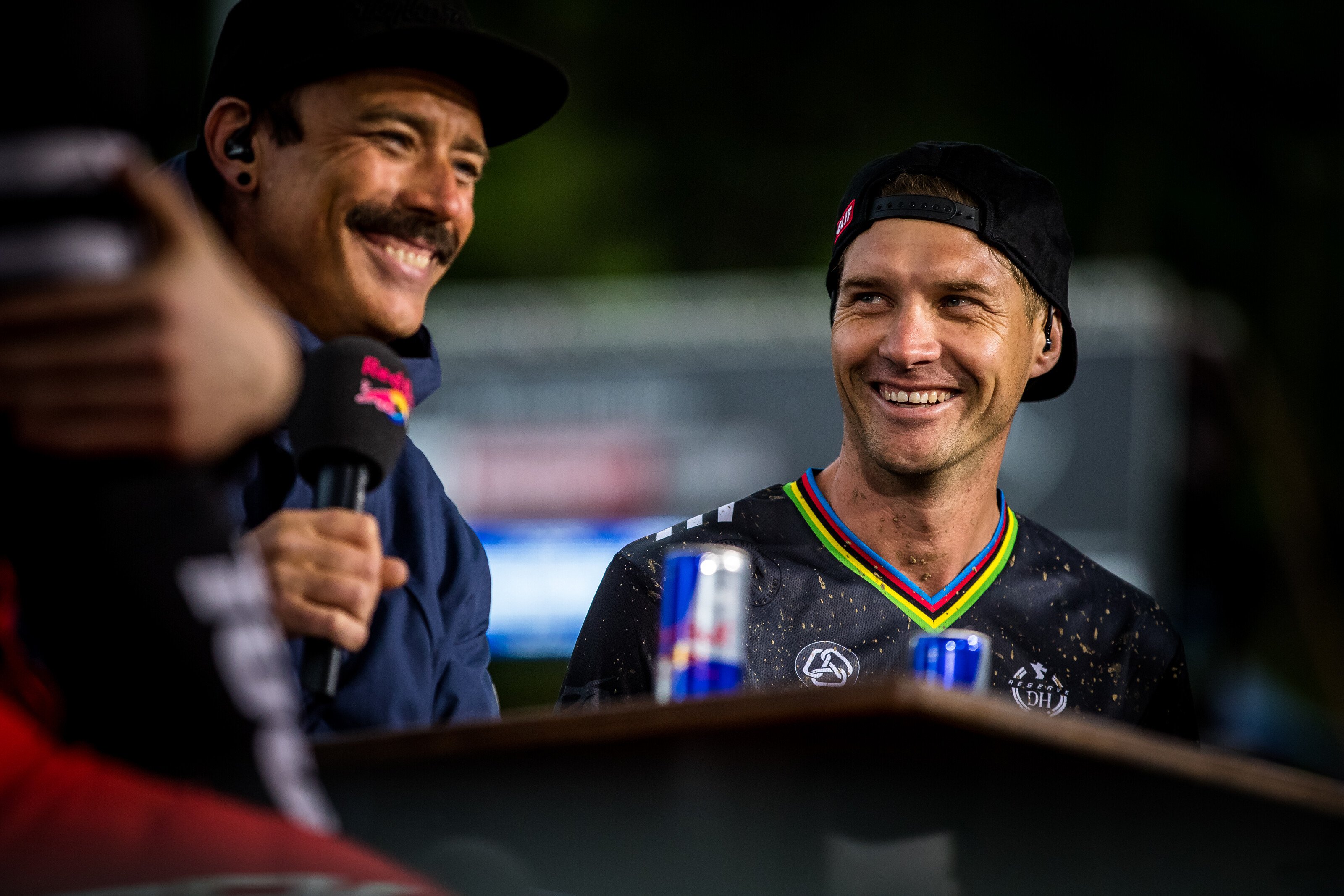 Greg Minnaar had to watch while being interviewed on Red Bull TV as he missed the top 60 in Maribor
