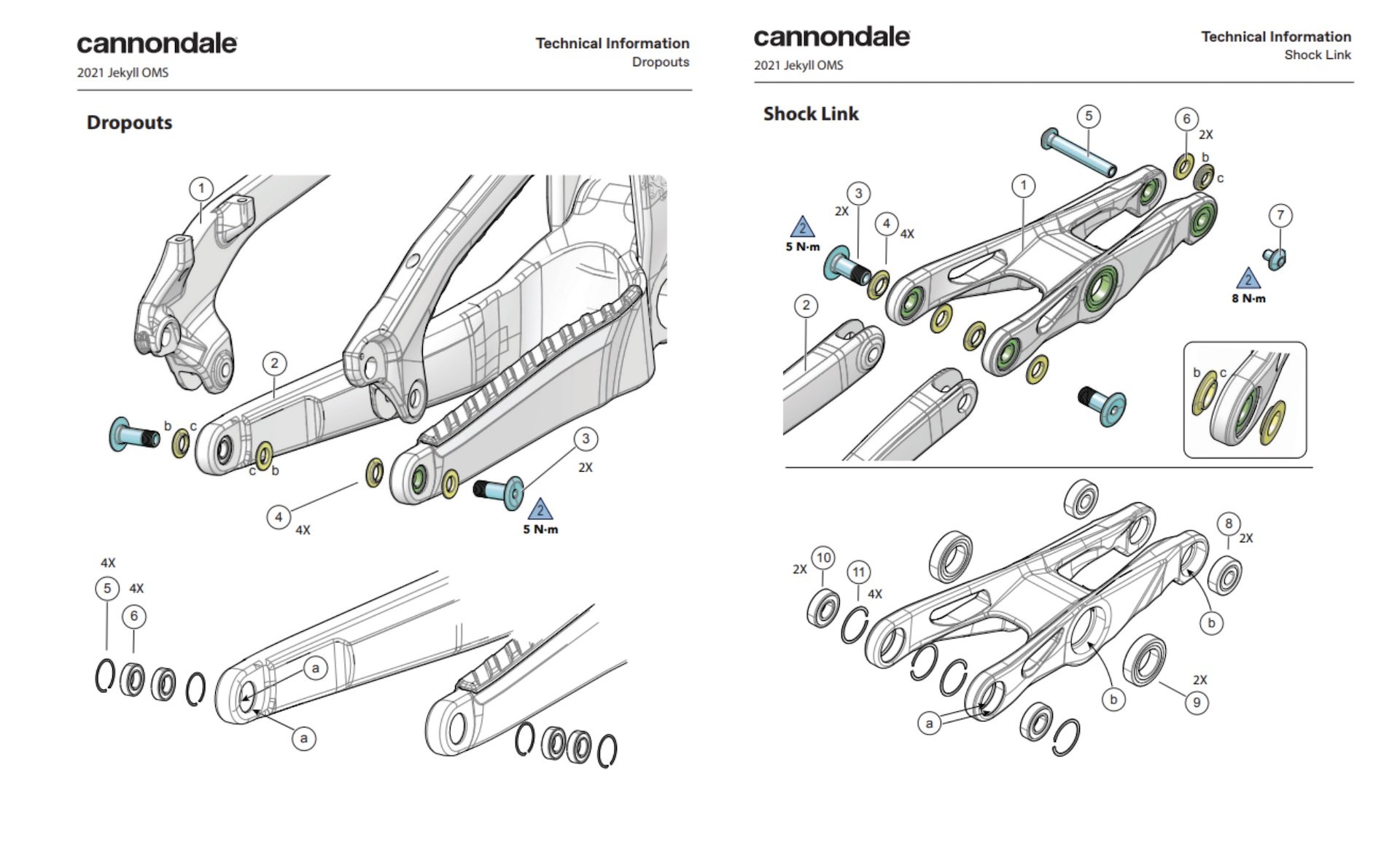 Cannondale best sale jekyll parts