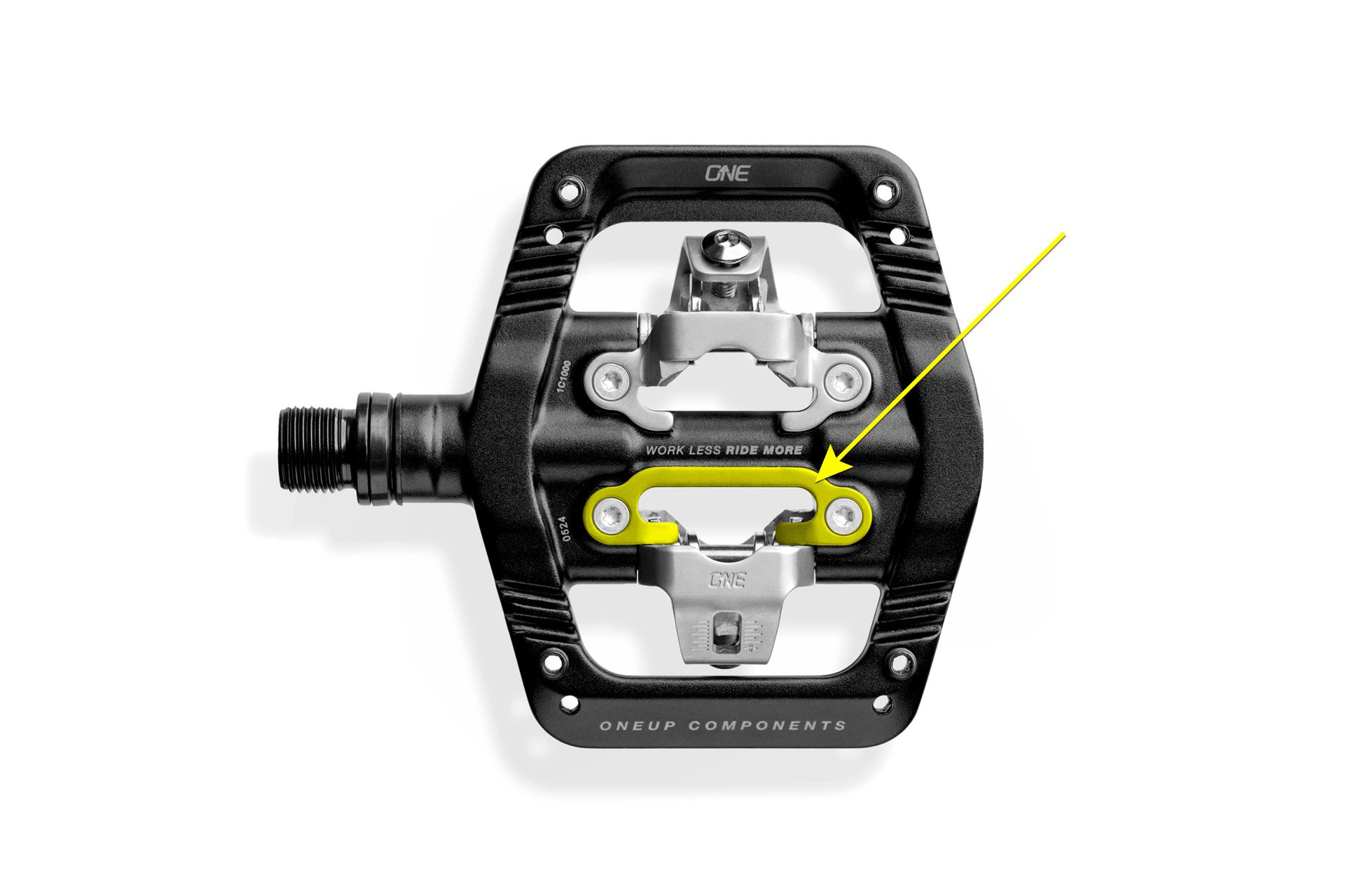 OneUp Clip Pedal Rear Binding Plate Highlight