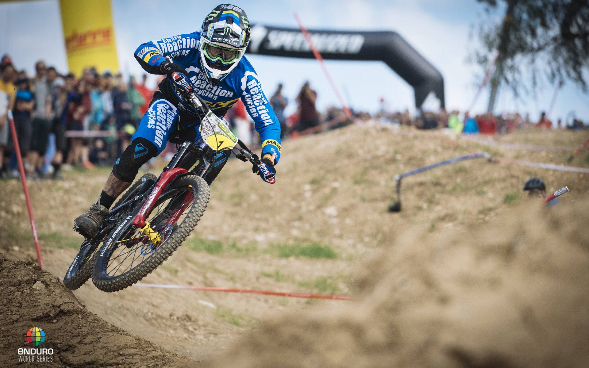 Sam Hill racing the EWS