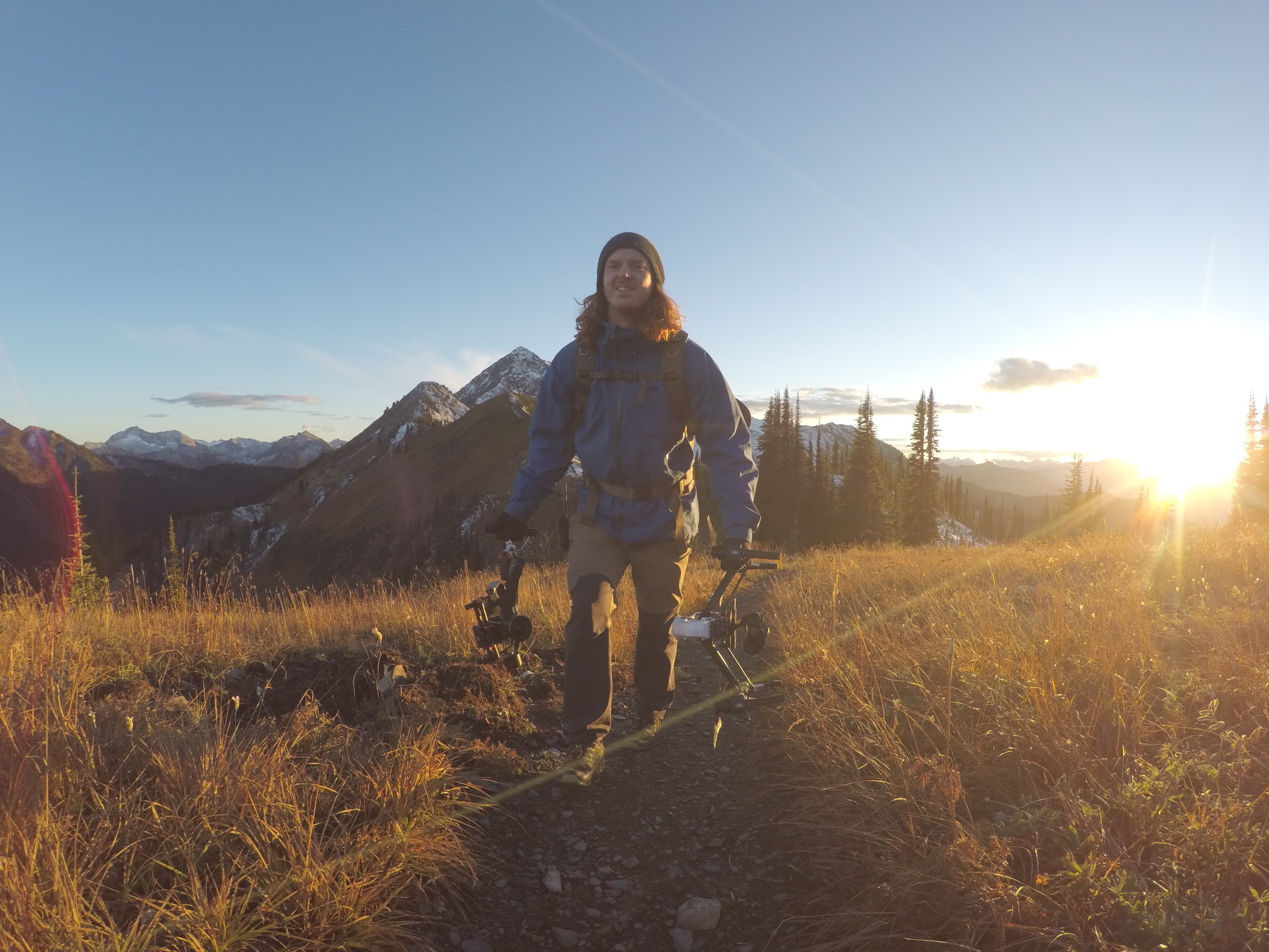 Garret Van Swearingen on Reco Peak at Retallack Lodge