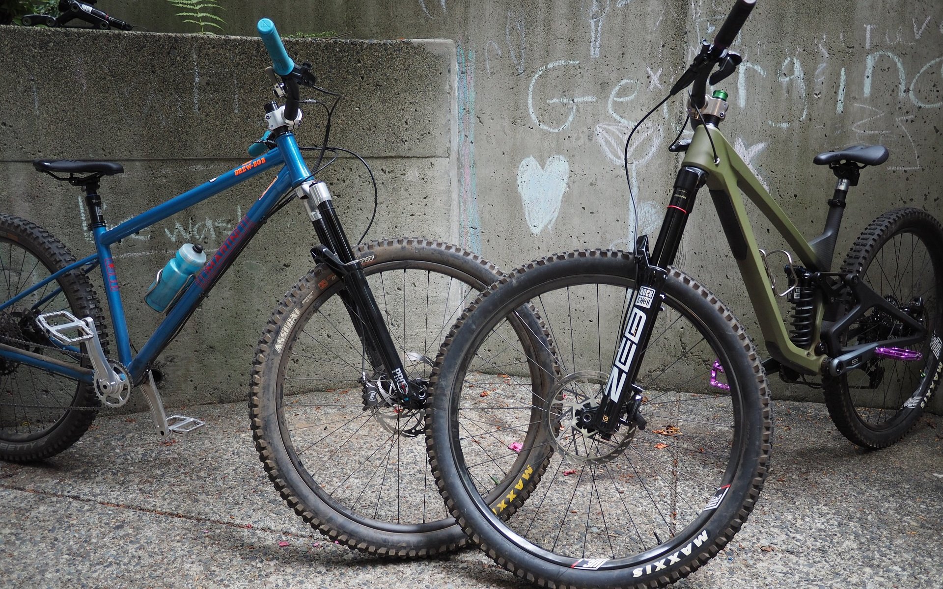 Hardtail with best sale downhill forks