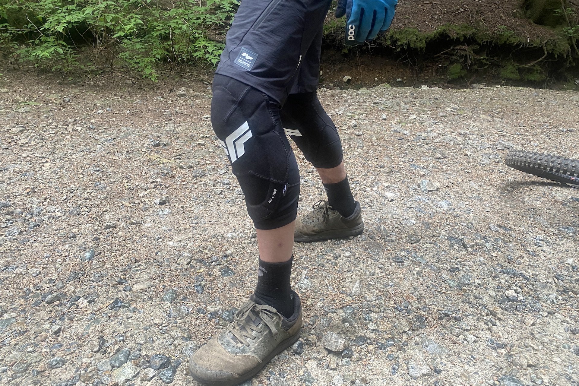 NF Lightweight Pants, Trail Jacket, and Trail Shorts and iDP Knees