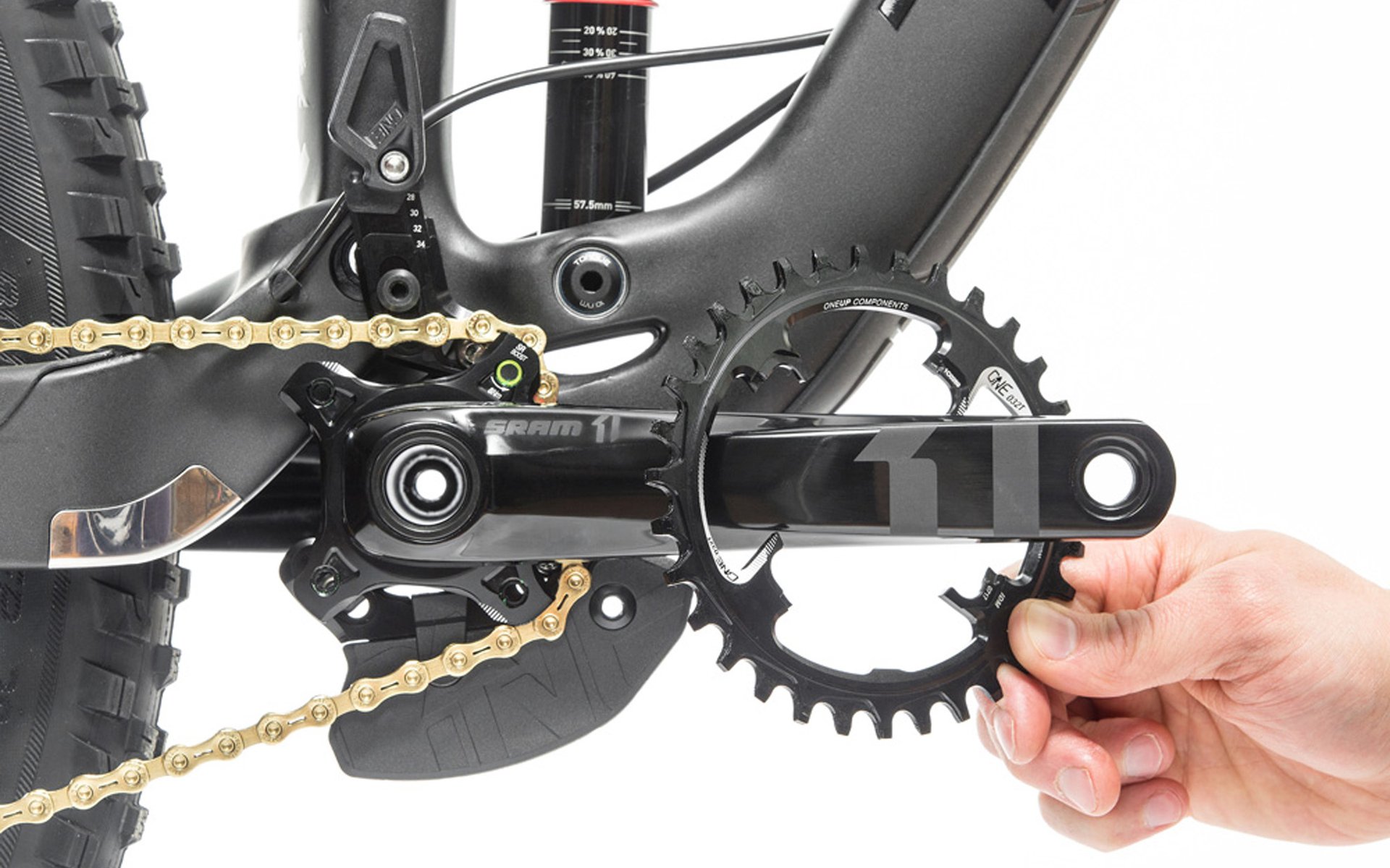 change chainring without removing crank