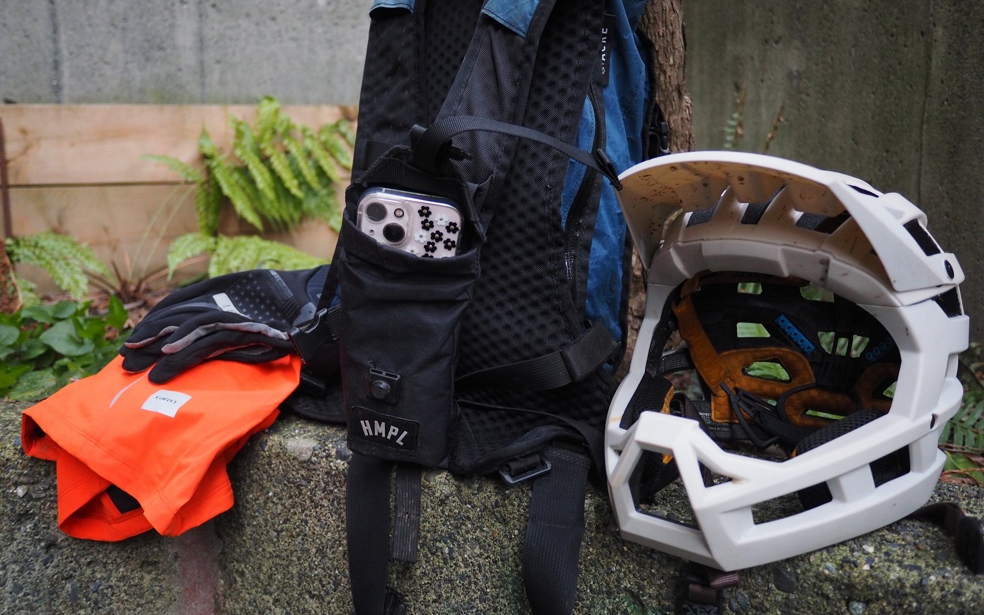 Mini-Squamish roll-top backpack and bicycle bag