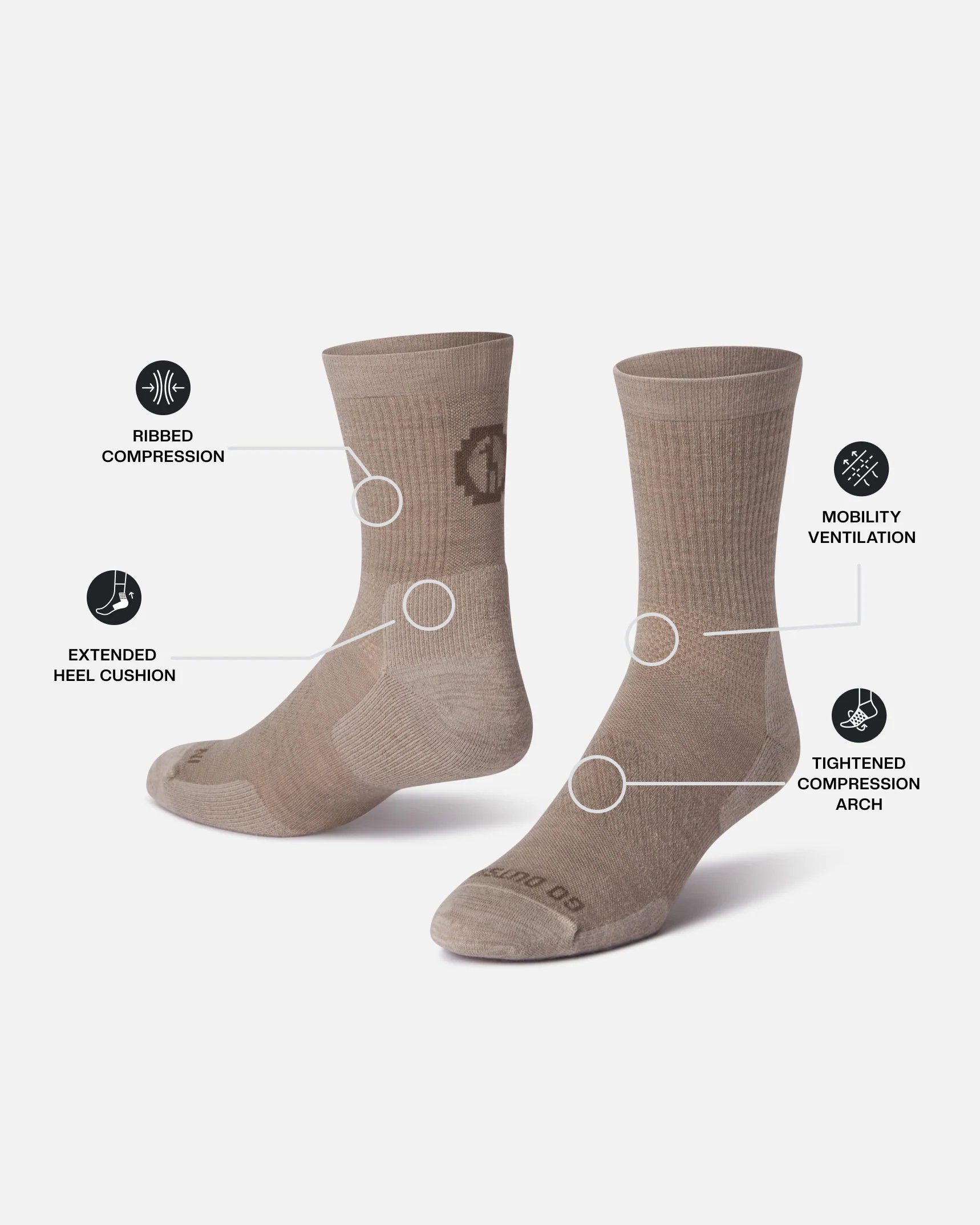 Performance 3/4 Crew Socks – PAKA®