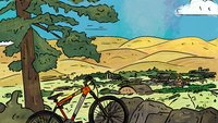 A bike overlooking the Palouse