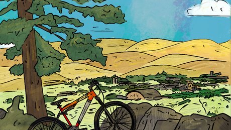 A bike overlooking the Palouse