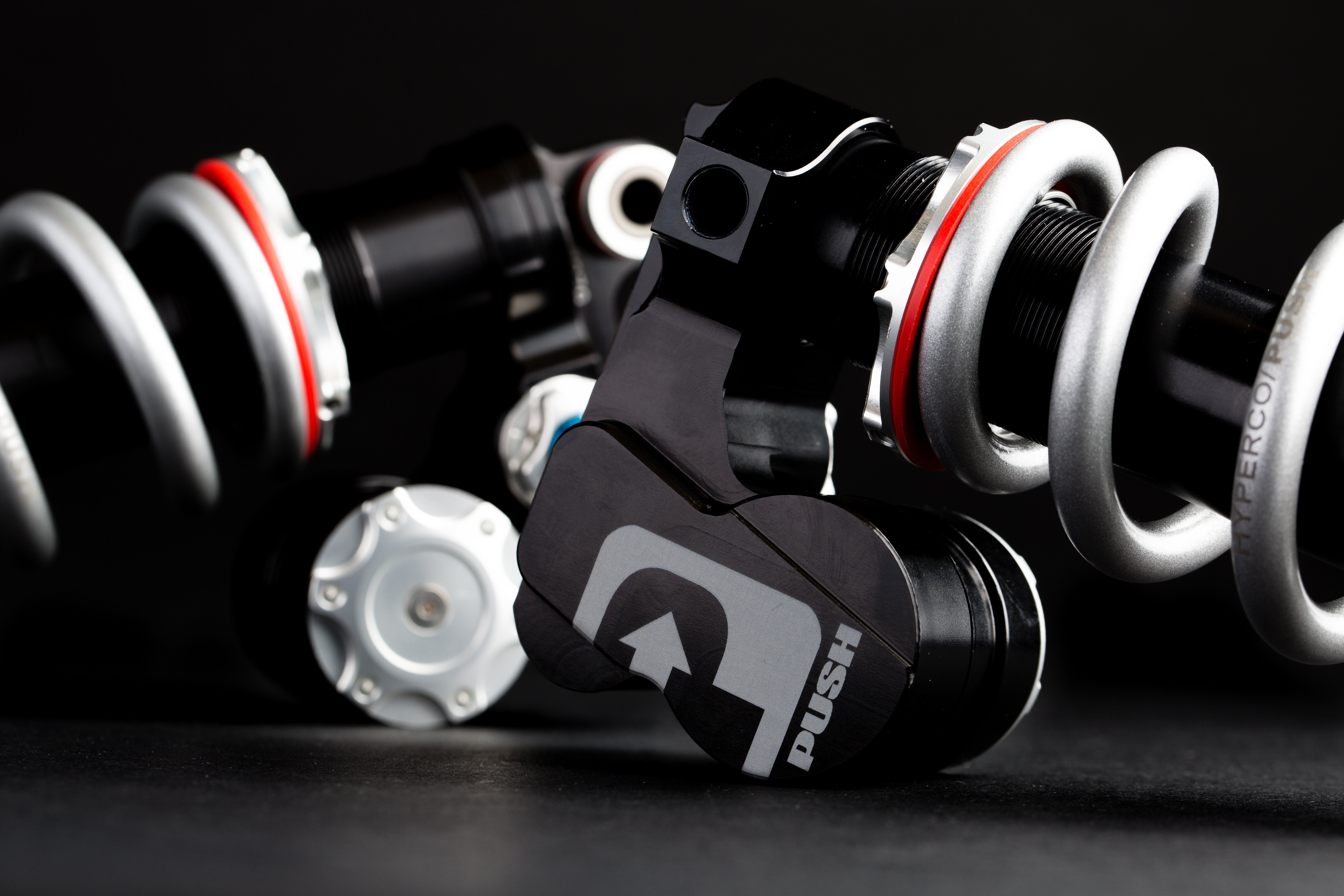 Push Launches Trunnion Shock, Black ElevenSix and RockShox