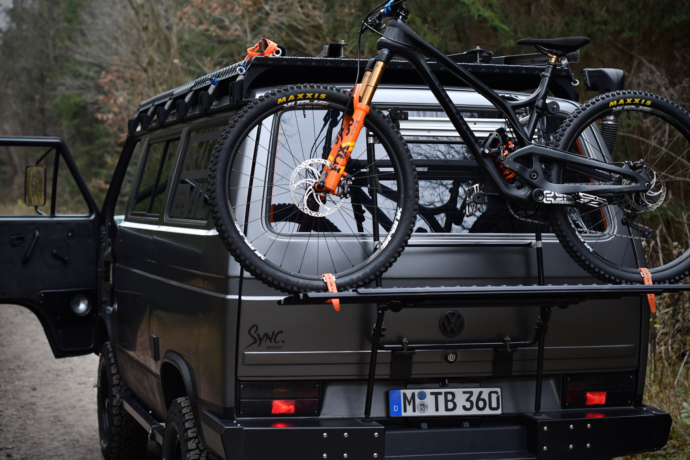 vw t3 bike rack