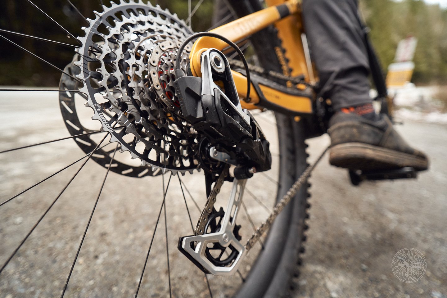 SRAM Eagle T-Type Drivetrain And Code Stealth Brakes