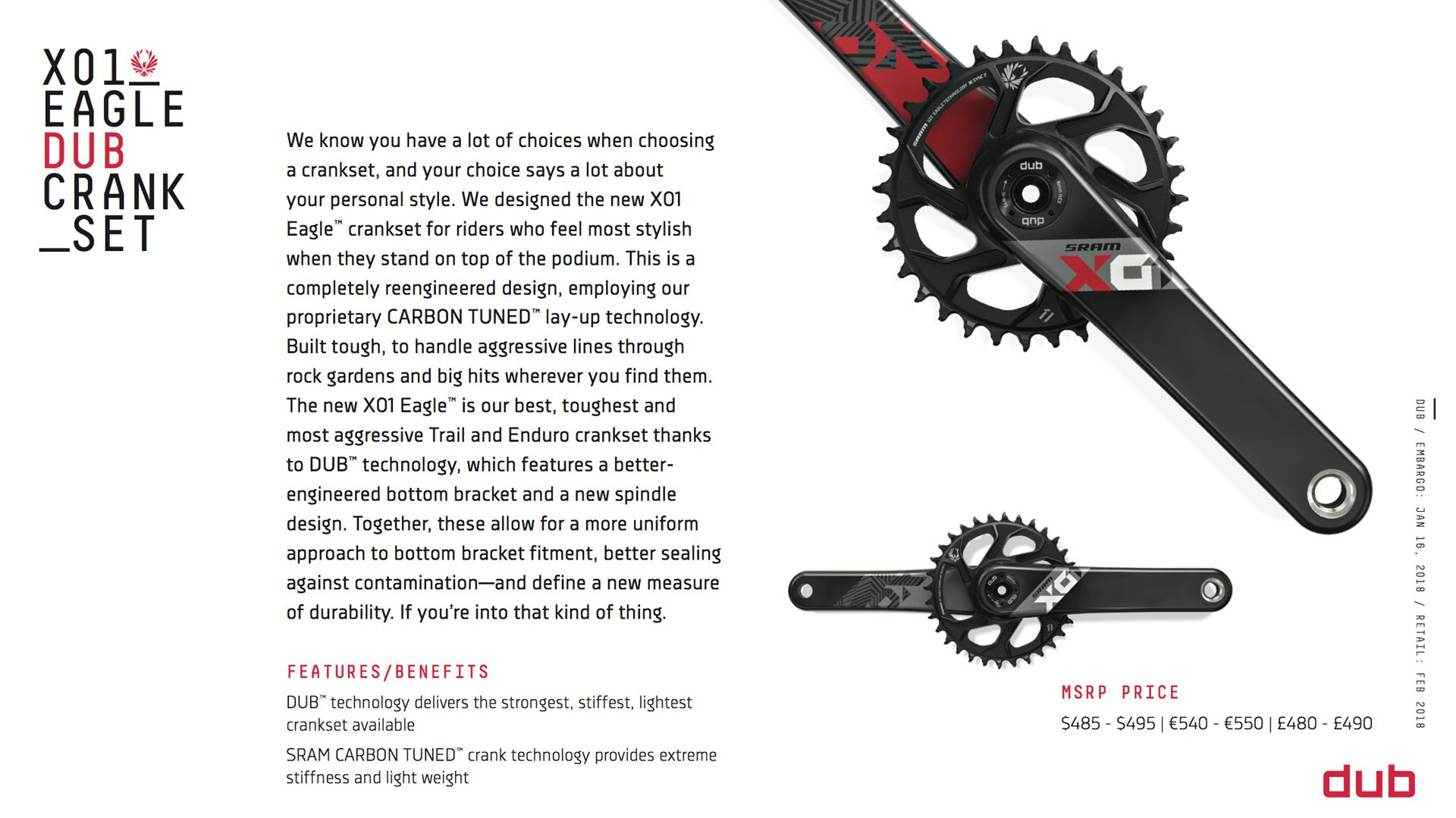 Lightest store crankset 2018