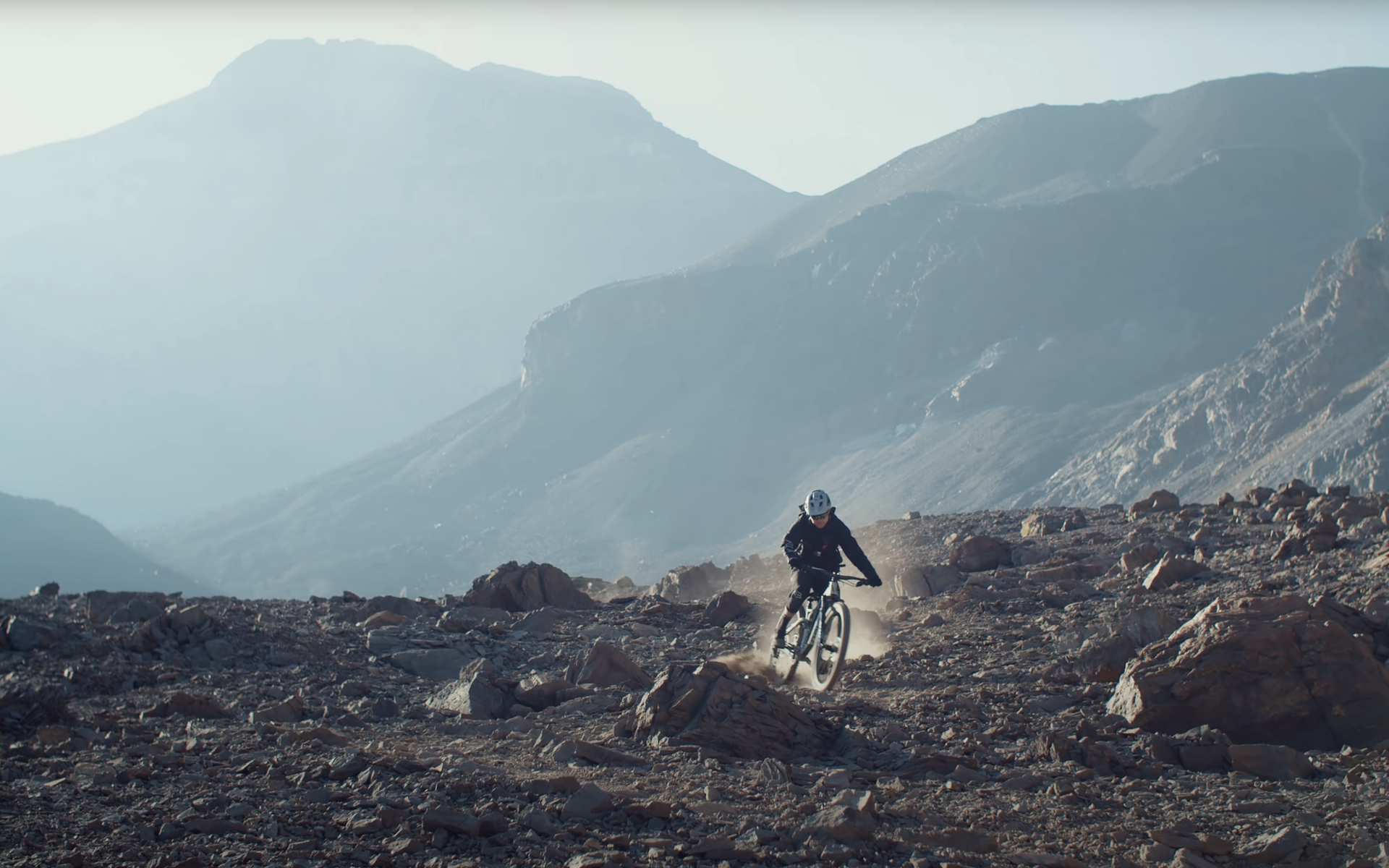 Kenny Smith in the Chilean Andes.