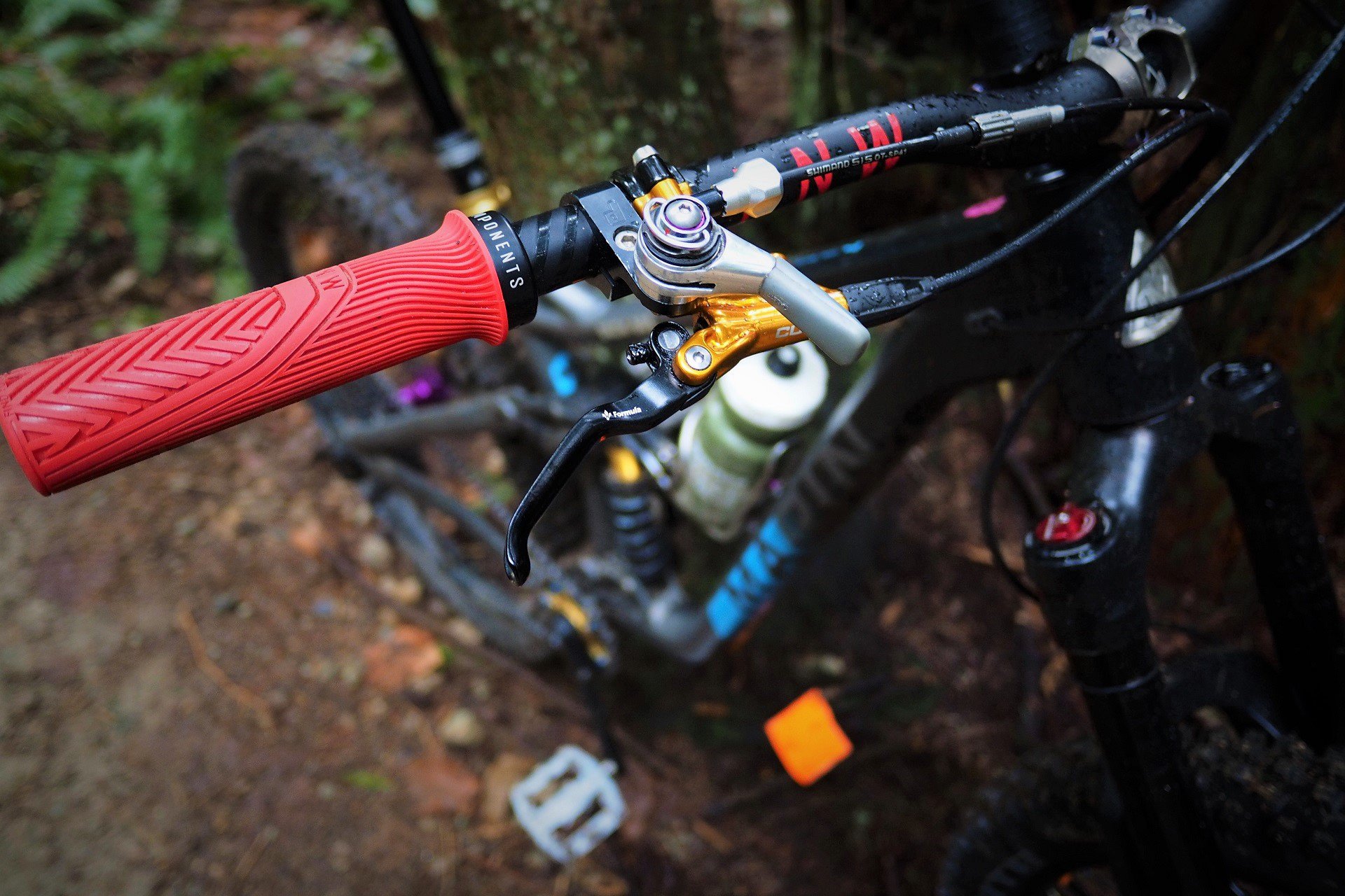 Thumb shifters on sale mountain bike