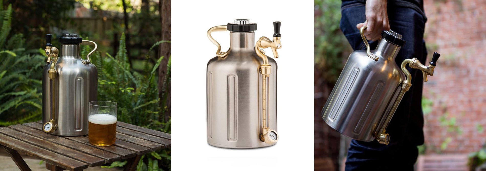 UKeg 128 OZ. Stainless Steel Growler