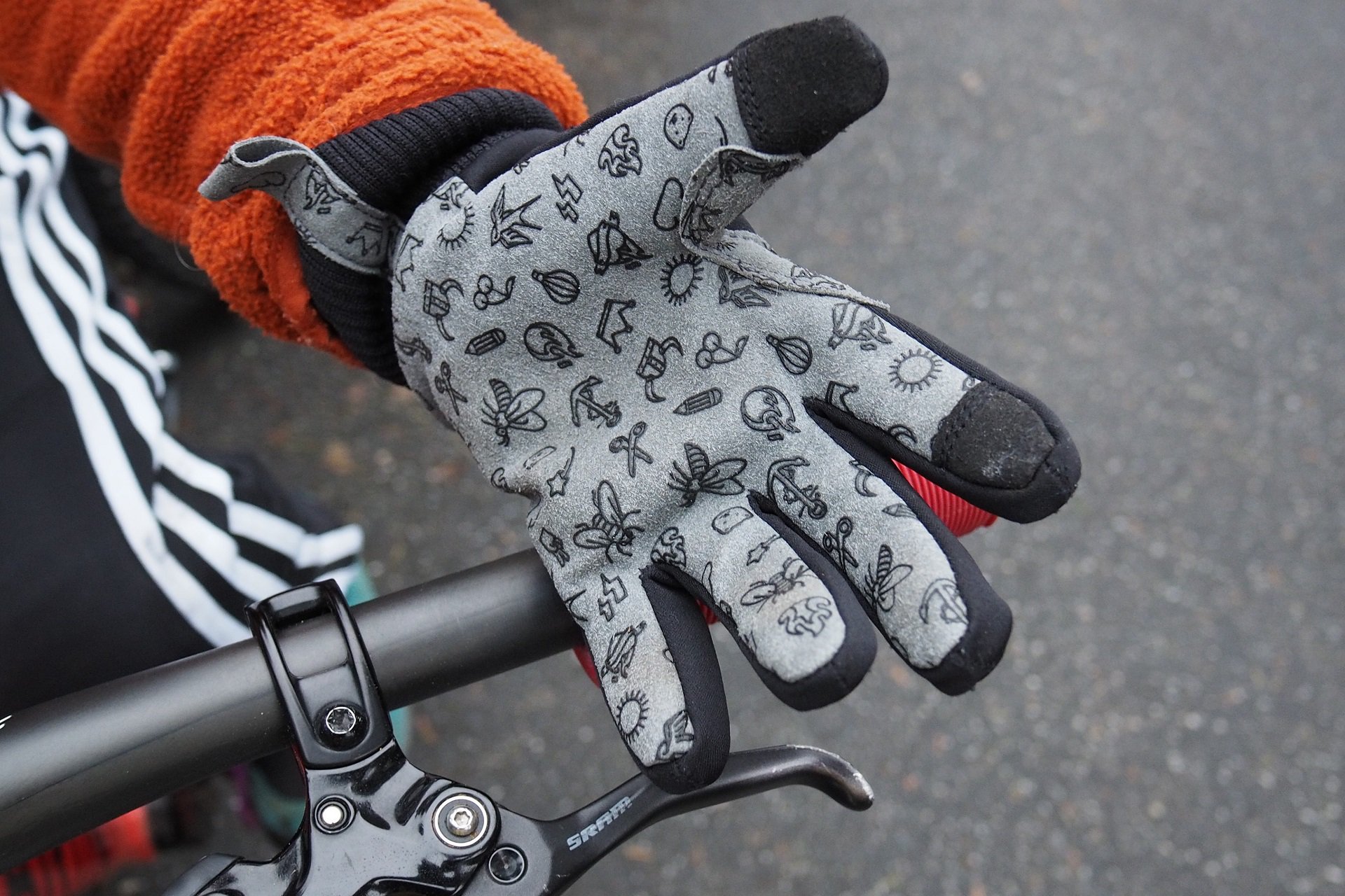 Cheers.US Kids Cycling Gloves Full Finger Bike Gloves Children