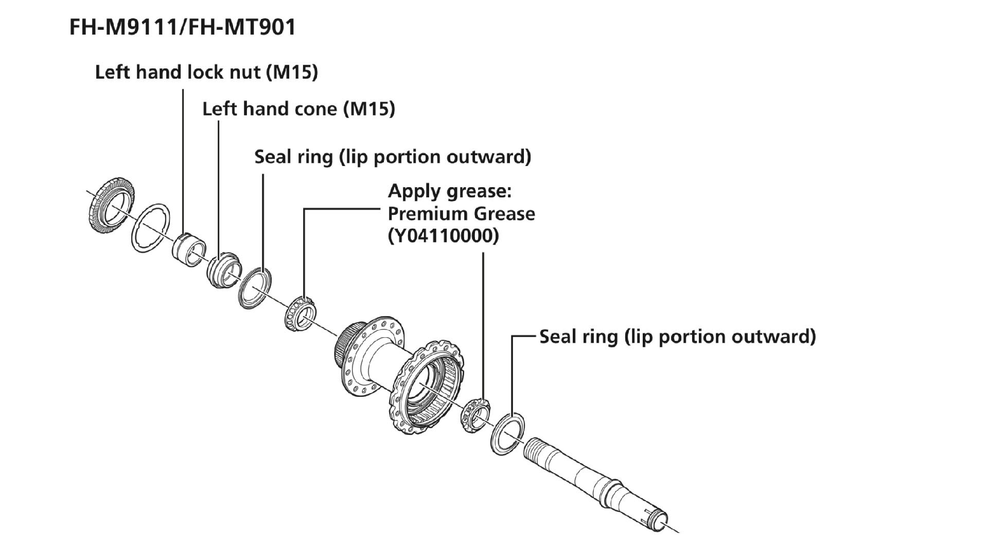 xtr m9100 hub