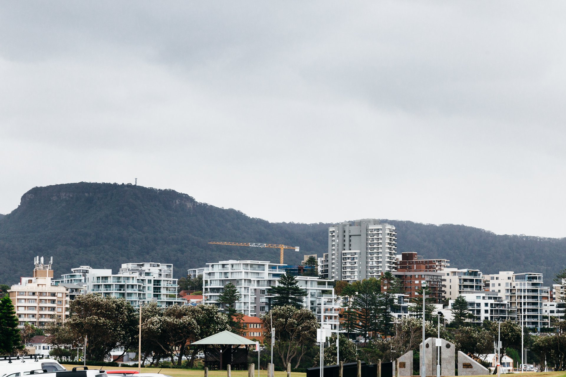 Wollongong Skyline and Mount Kiera