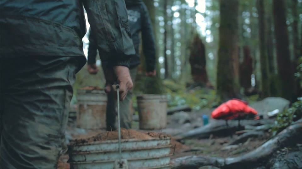 Carrying Buckets NSMBA Trail Day