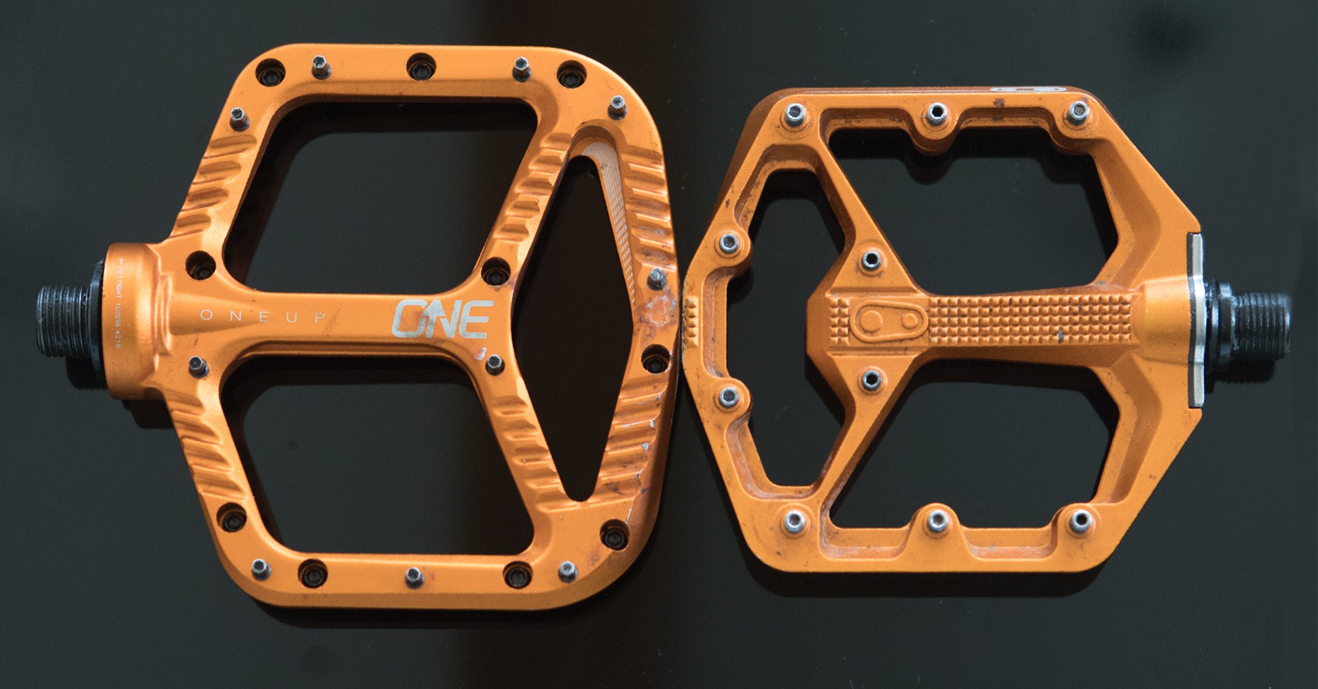 oneup components aluminum platform pedals