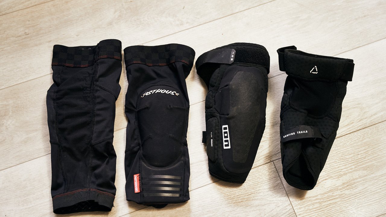 Fasthouse The Hooper , Ion K-Lite kneepads comparison