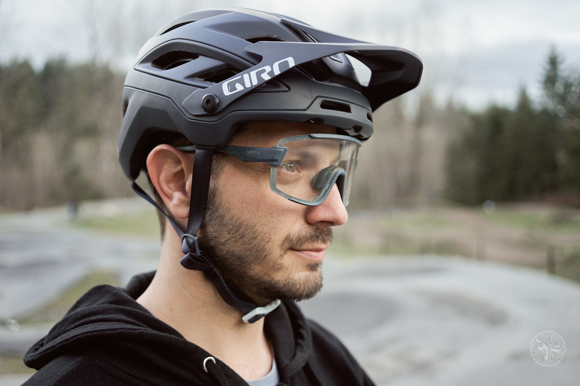 Giro Merit Spherical Helmet & Smith Bobcat Glasses