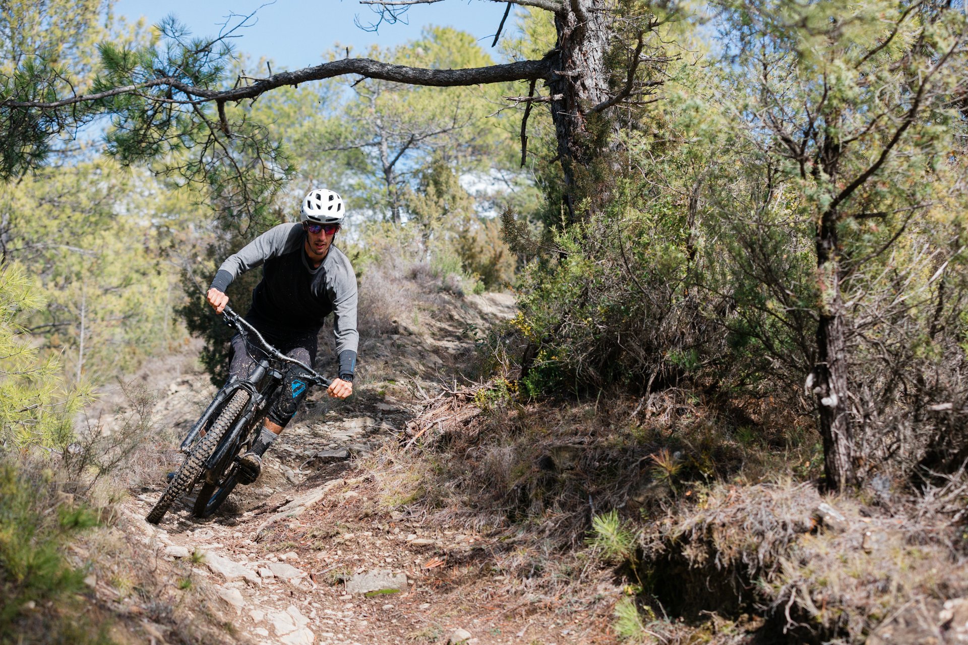 Aj riding the 2018 Specialized Stumpjumper ST 29 in Spain