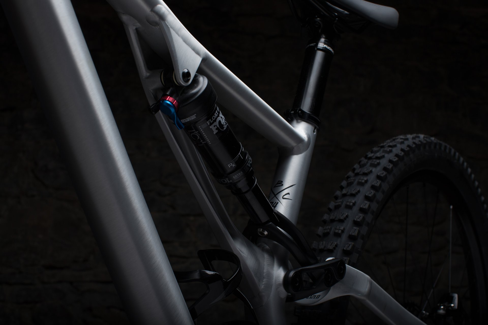 Specialized Stumpjumper sidearm detail, non-driveside