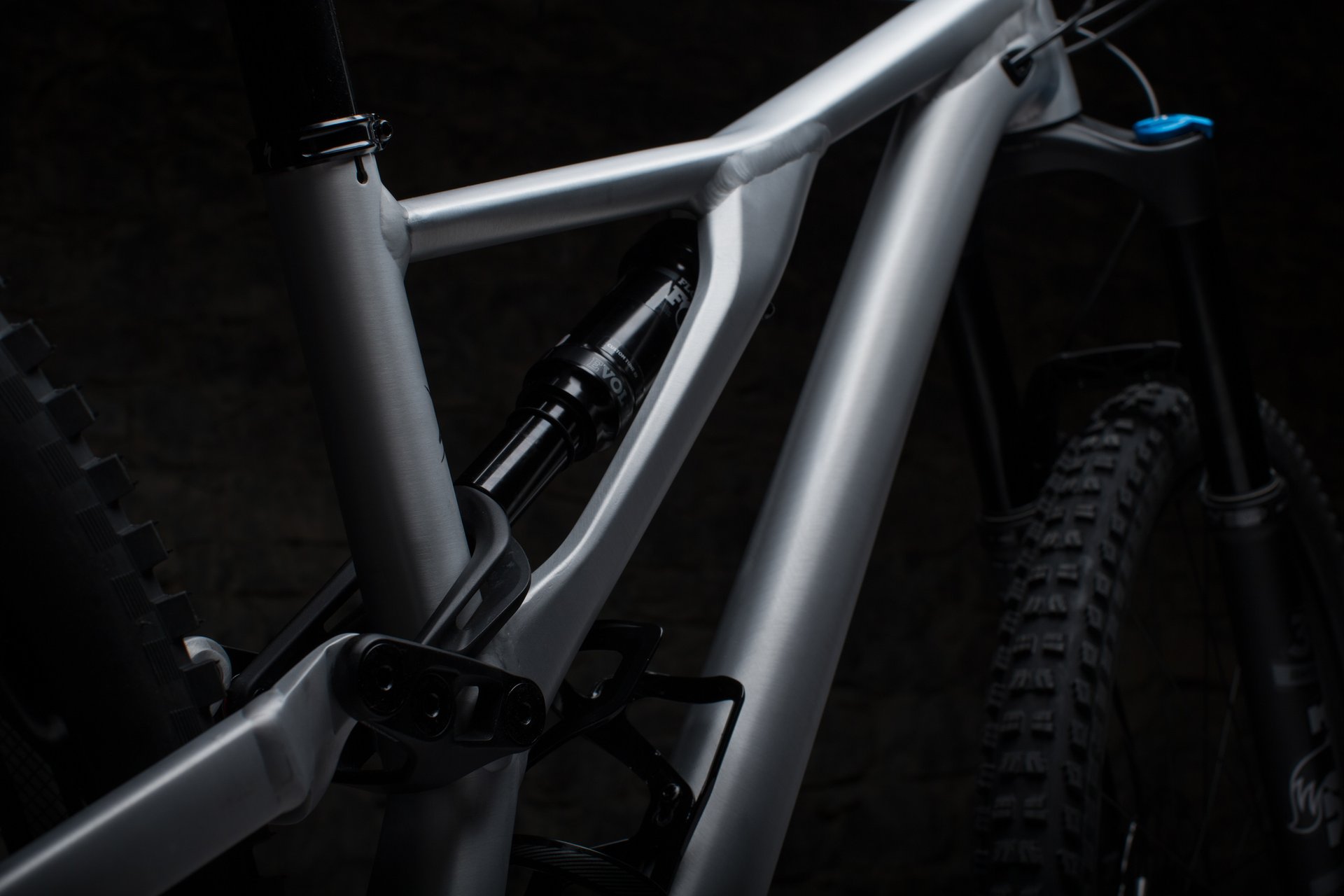 Specialized Stumpjumper sidearm detail, driveside