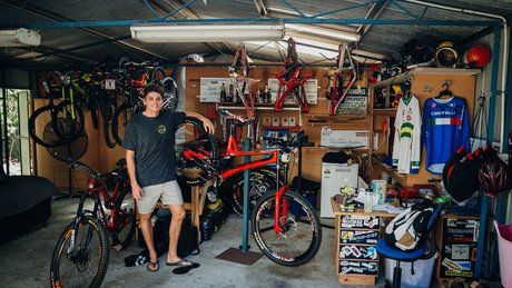 Jack Moir at home on the Central Coast of NSW