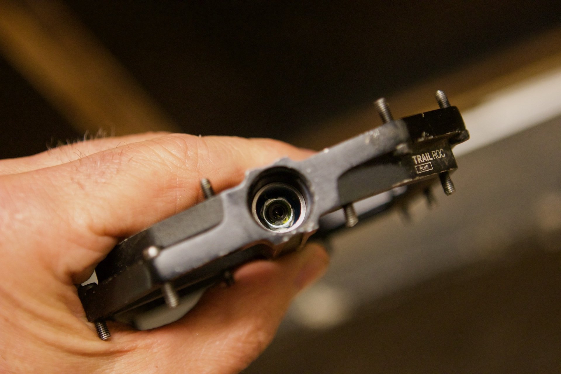look trail roc + flat pedals 11