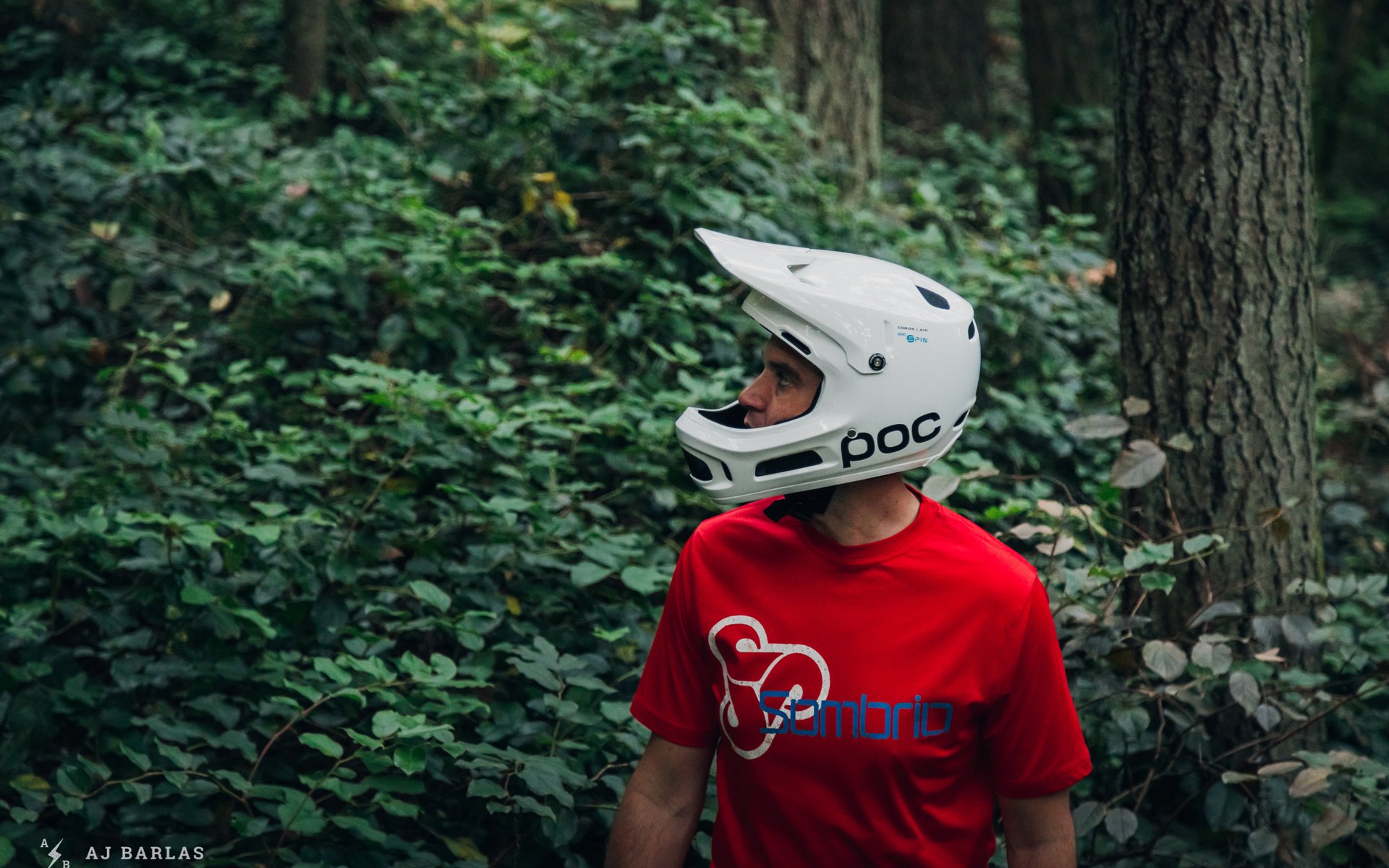 poc full face mountain bike helmet