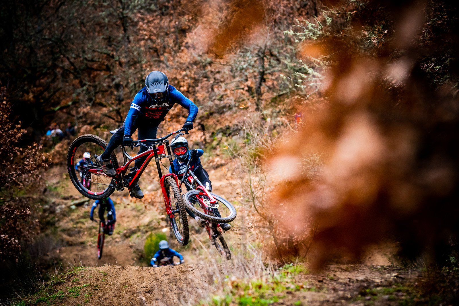 Commencal Vallnord Team ripping in the off-season