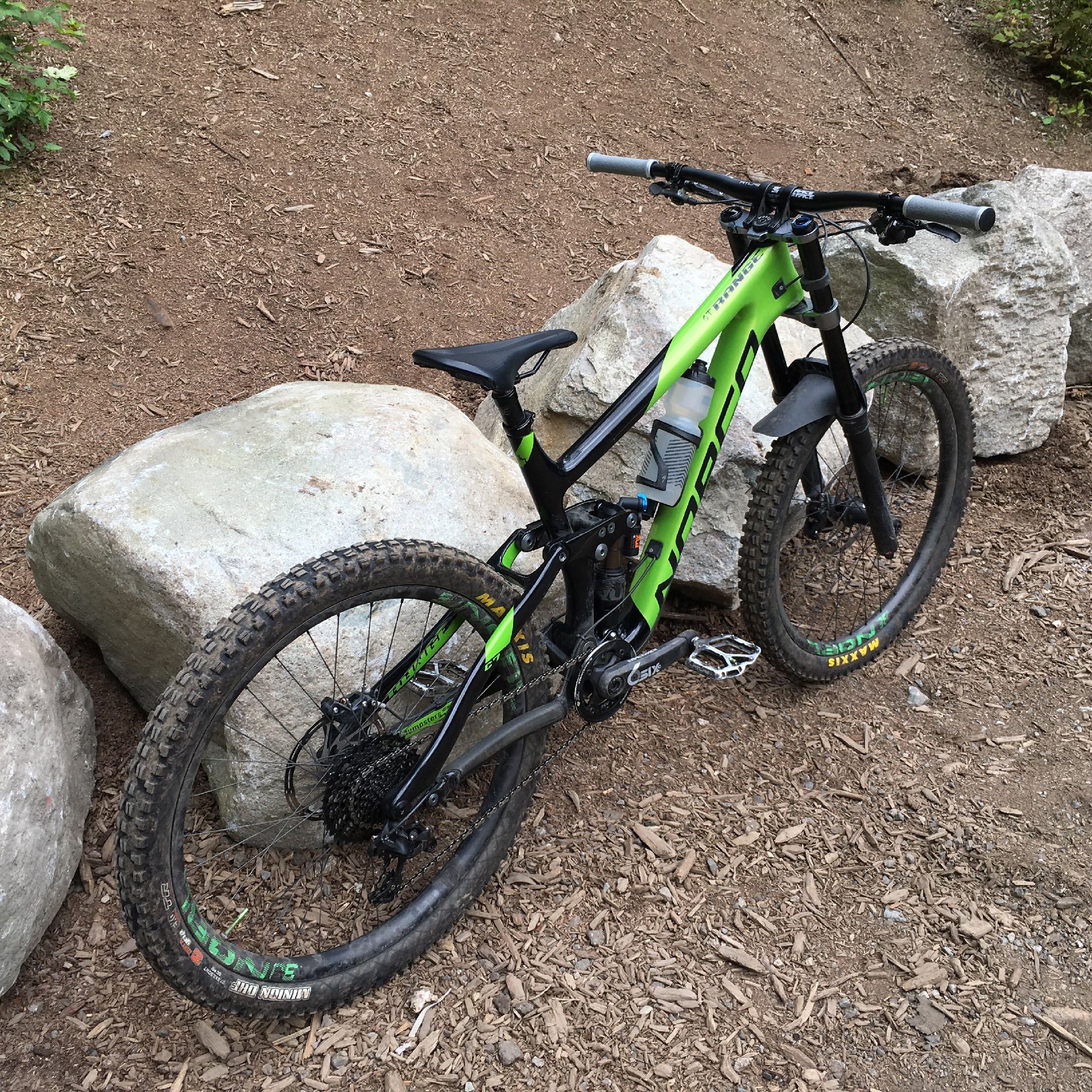 Downhill fork sale on hardtail