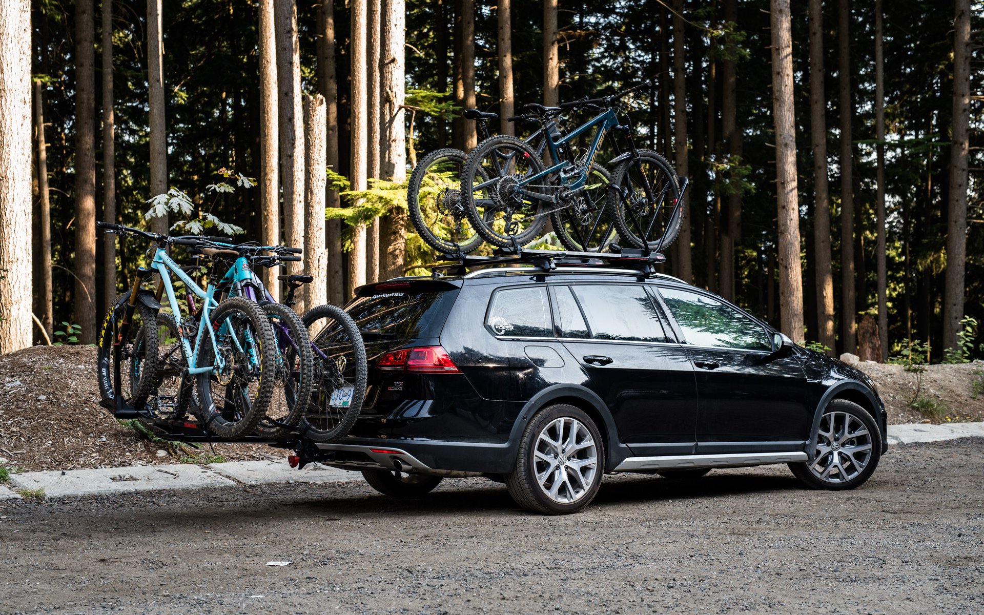 vw golf hitch bike rack